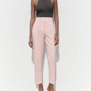Zara Pink High Waisted Pants